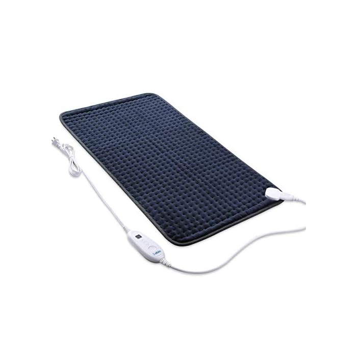 Sable Heating Pad for Back Pain Relief and Cramps, XXX-Large 33" X 17'', Moist & Dry Heat Therapy, Electric Heat Pad for Neck Shoulders, Ultra-Soft & Waterproof, 6 Heat Setting Hot Heated Pad Auto Off