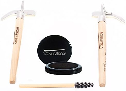 Eyebrow Tint Kit for Natural Full Brows – Water Resistant Dye Daily Eyebrow Makeup for Thin to No Brow Hair – Thicker Looking Medium Thin Brows – 2.065 Inches long (Brown), by VenusBrow