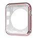 Simpeak Case Compatible with Apple Watch 3 38mm, Slim Soft Protective Back Case Replacement for Apple Watch 2 38mm, Rose Gold