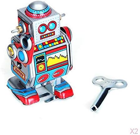 Amazon 巻き上げ 機械的 ロボットおもちゃ ぜんまい玩具 子供向けフィギュア クリスマスプレゼント ロボット 子ども向けフィギュア おもちゃ