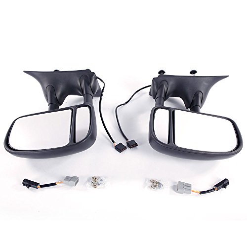 MOTOOS Towing Mirrors Side Folding Extendable Fit For 1999-2007 Ford F-250 F-350 F-450 F-550 Super Duty 2000-2005 Ford Excursion 6.8L V10