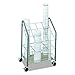 Safco 12 Compartment Tubular Steel Wire Mobile Roll File |100lbs Total Load Capacity | Easy Visibility & Access | Storage Home, Office & Classroom