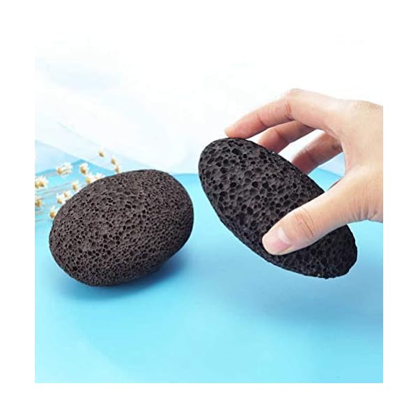2PCS-Foot-Scrubber-Stone-Natural-Pummice-Stones-Callus-Foot-Scrubber-Hard-Skin-Remover-Foot-Stone-with-Dry-Bath-Brush-for-Hands-Body-Foot-Dead-Hard-Skin 2PCS Foot Scrubber Stone, Natural Pummice Stones Callus Foot Scrubber Hard Skin Remover Foot Stone with Dry Bath Brush…