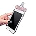 MobilePick? Iphone 6/6s(4.7Inch) Baby Milk Bottle Shape with Pink Diamond Bling Soft Tpu Case