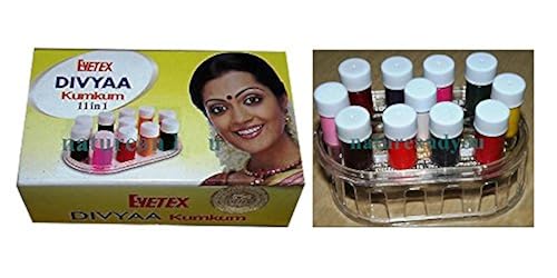 Liquid Kumkum Bindi: 11 Color Each Eyetex Divyaa Kumkum in