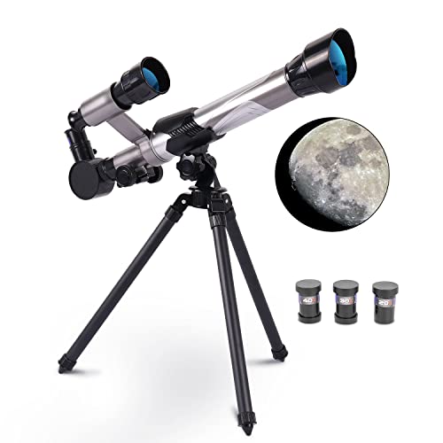 Artenjoyfine Refracting Telescope for Kids with Tripod and Finder Scope