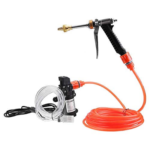 We store1 12 Volt Portable High Pressure Water Pump, Car Wash Kit Car