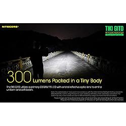 Nitecore Tiki GITD Green Keychain Flashlight with