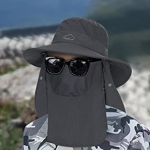 Solar Fan Outdoor Wide Brim Sun Hat With s,2025 Bucket Hat For Men