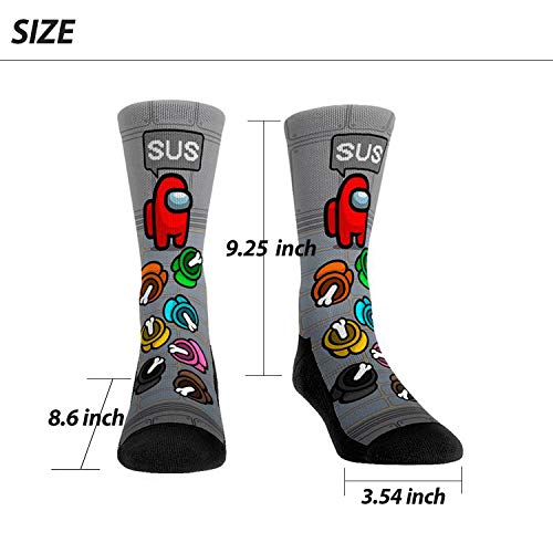 Among Us Socks for Women Men Imposter Sus Stockings Socks Novelty