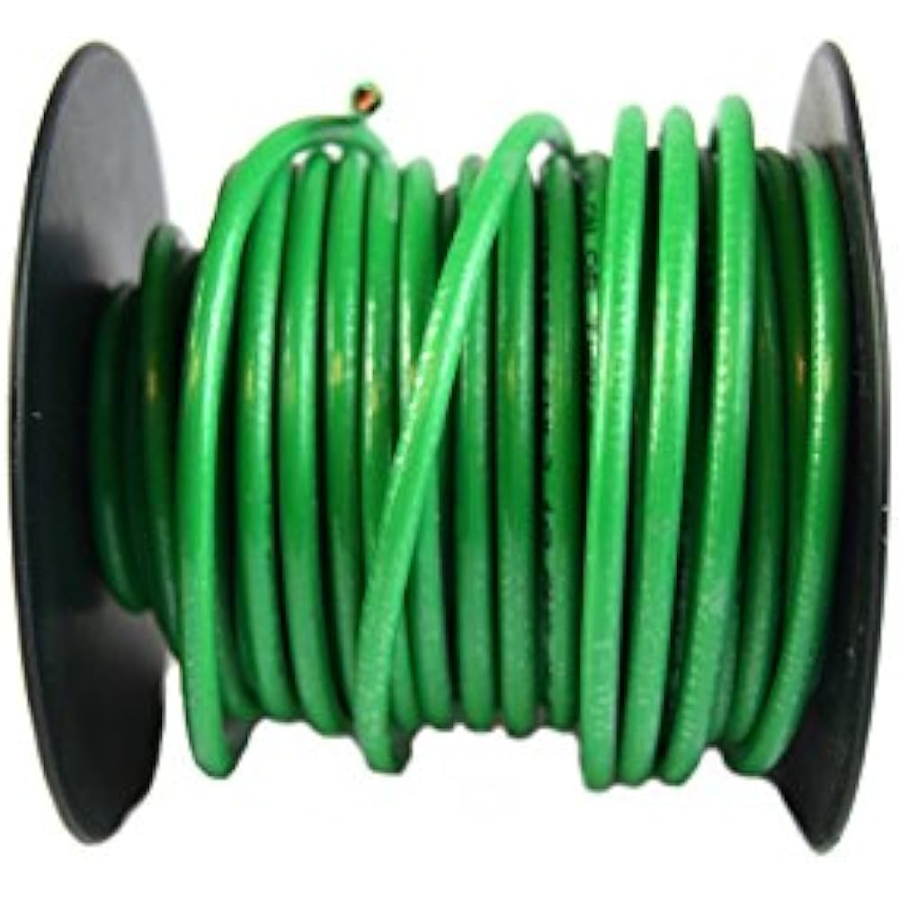 10 Gauge AWG 50 Feet Solid Copper Green Ground Wire UL Listed Satellite Cable 634385835492 eBay