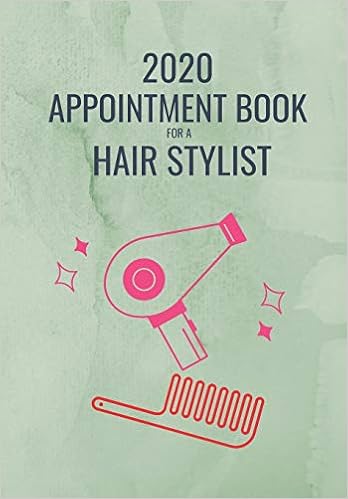 2020 Appointment Book For A Hair Stylist This Quarterly Booking