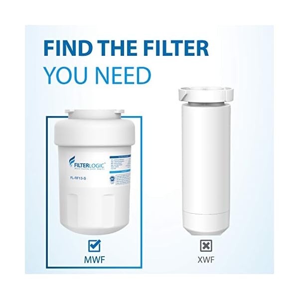 Filterlogic MWF Refrigerator Water Filter, Replacement for GE® Smart