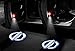 2Pcs Universal Wireless Car Door LED Projector Light for Nissan, Car Courtesy Welcome Logo Shadow Ghost Light, Laser Emblem Logo Lamps