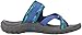 Skechers Women's Reggae-Brush Strokes Toe Ring Sandal, Blue/Green, 8 M US