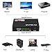GOXMGO Hdmi Splitter 1 in 4 Out, 1x4 HDMI Splitter Audio Video Distributor Box Supports Full HD 1080P 4K/2K and 3D Resolutions Duplicate/Mirror Screen