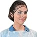 QIAN SOU Disposable Hair Nets Durable Nylon Breathable Honeycomb Pack of 100 Black