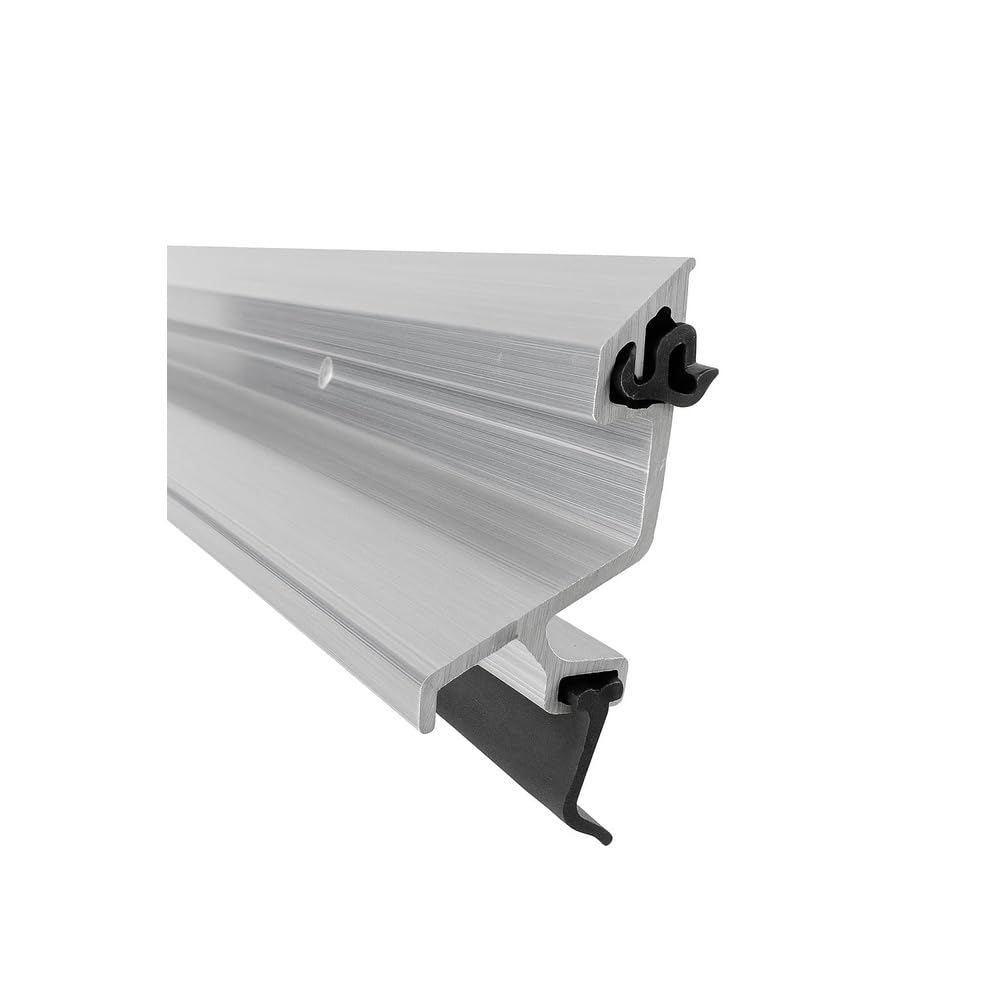 Exitex Exeplex Rain Deflector 914mm (36") – Aluminium Door Draught Excluder, Weather Bar with Fixings Included (Silver) — image 1