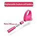 ZEMALIA Waterproof Ultra soft Silicone Clitoral Stimulate Massager Sex Toy For Couple's - Penis Rings Vibrating Rabbit Cock Ring Discreet Packaging(Plum Red)