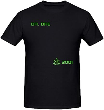 Dr Dre 2001 Men Graphic Tee Shirts O Neck Black