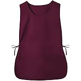 RRBXIA Smock Apron Cobbler Apron with Side Ties and 2 Deep Pockets Unisex Apron for work kitchen