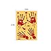 Omgouue Bloody Footprints Clings - Halloween Creepy Carnival Vampire Zombie Party Decorations Decals Stickers Supplies