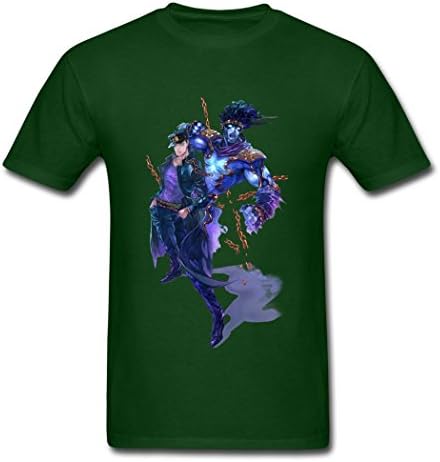 JoJo Adventure Jotaro Star Platinum Top Sky 1 On Discount Forest green Men's T-Shirt X-Large