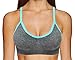AKAMC Women's Cross Back Sport Bras,Adjustable Straps Padded Criss Cross Cropped Bras for Yoga Workout Fitness