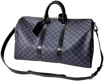 eLVe Keepall Bandouliere Style Monogram 55 cm Canvas Crossbody Handle Bag