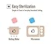 InfantCo Ultra Soft Silicone Bath Scrubber Sponge | for Baby and Dryskin (Baby Blue)
