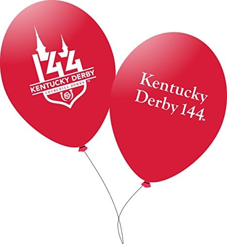 Kentucky Derby 2018 (144th) 11" Latex Balloons by Westrick - 10/pkg.