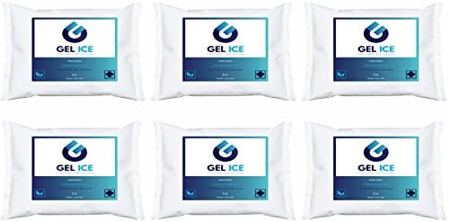 G Gel Ice 6oz Cold Packs (6 total) - Reusable, Safe, Made in USA