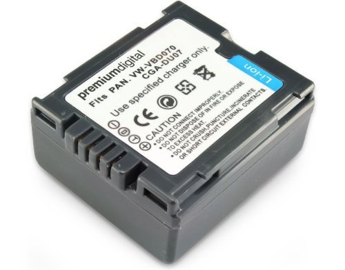 PremiumDigital Panasonic NV-GS17 Small Replacement Battery - Black