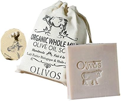 OlivosWhole Milk Soap in Canvas Bag 150 G 5.3 Oz