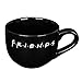 Enoch Friends Central Perk Latte Coffee Mug Black 16oz