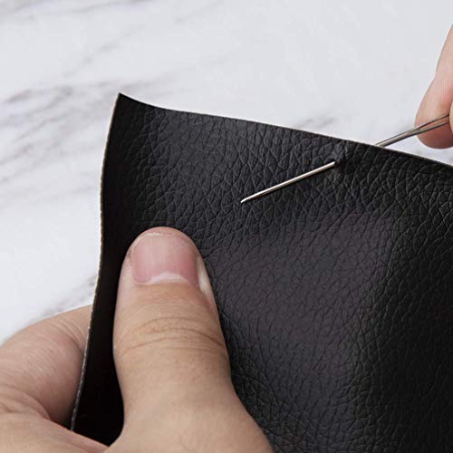 image for MXRS 20 Pcs Big Eye Hand Sewing Needle, 4 Sizes Large Eye Stitching Ne