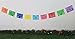 Papel Picado Plastic Banner (15 Feet Long) Mexican Papel Picado Banner Mexican Party Supplies, Coco party, Coco movie, Design as Pictured by GORDENUSA