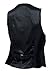 eVogues Plus Size Button Up Sleeveless Stretch Vest Black - 1X