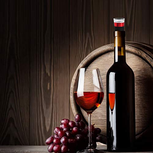 image for JideTech Wine Stopper Vacuum Wine Bottle Stopper Saver Vacuum Pump Pre