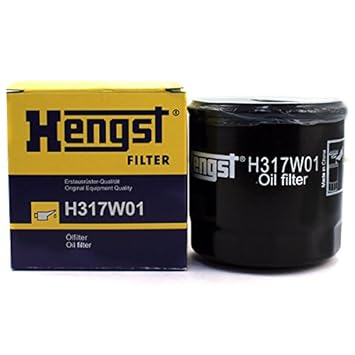 Amazon.com: Filtro de aceite Hengst H317W01 04E115561C ...