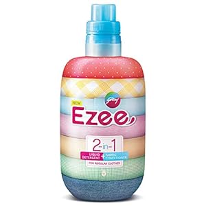 Godrej Ezee 2-in-1 Liquid Detergent + Fabric Conditioner (Fabric Softener) – 1kg, For Regular Clothes