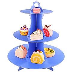 Faxco 3 Pack 3-Tier Colorful Round Cardboard Cup