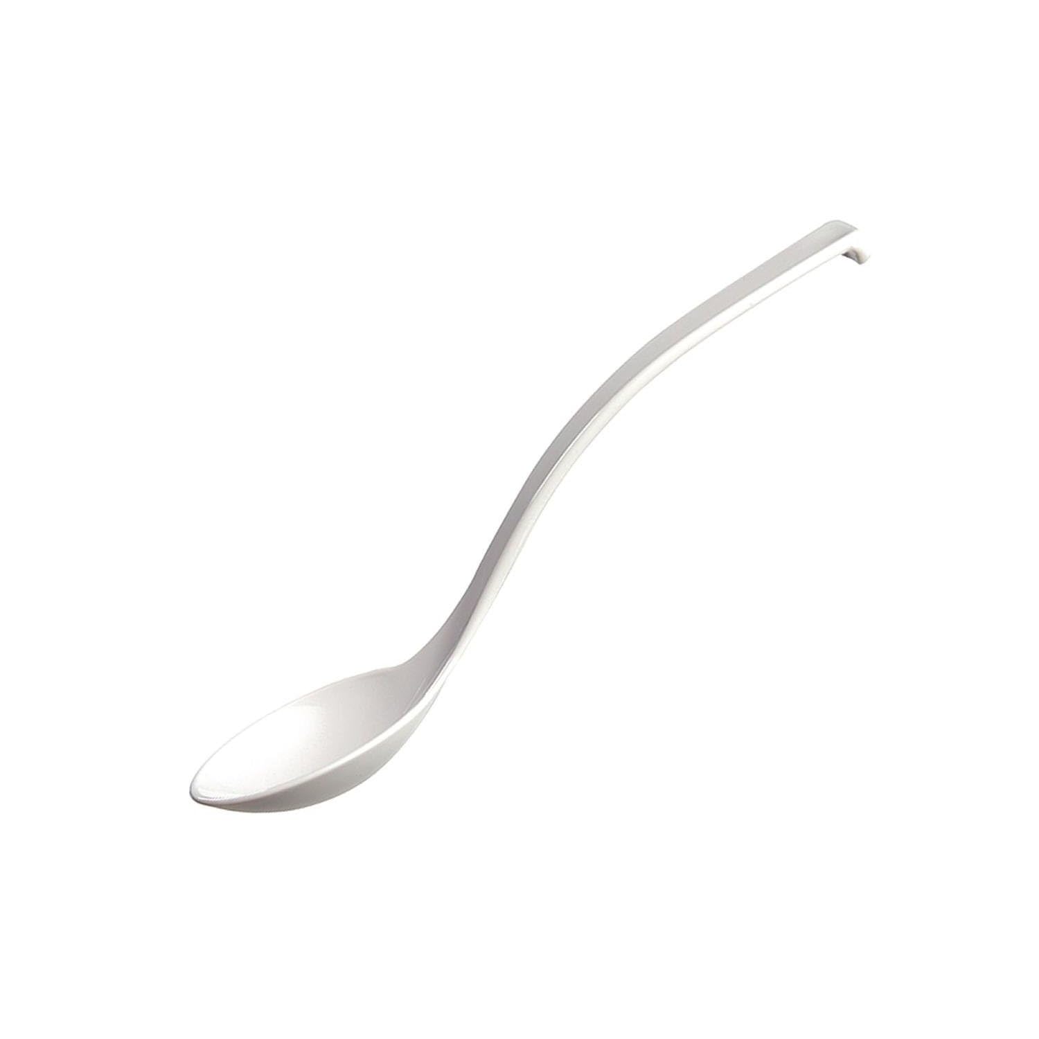 APS White Deli Spoon 230mm(L). Pack quantity: 6. Colour: White