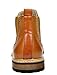 Bruno MARC BERGEN-05 Men's Classic Wing-tip Perforated Leather Lining Chelsea Ankle Boots BROWN SIZE 11