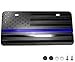 LFPartS USA Black Flag Metal Embossed License Plate (12