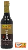 Lee Kum Kee Premium Dark Soy Sauce,16.9-Ounce Bottle (Pack of 1) plus a Free Gift Trident Gum, Tropical Twist Flavor In Frustration Free Packaging