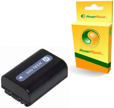 PowerPlanet NP-FH40, NP-FH50 Sony High Capacity Compatible Camcorder 2 Year Warranty Battery with Battery Life Chip for Sony Handycam DCR-SR62, DCR-SR65, DCR-SR67, DCR-SR72, DCR-SR75, DCR-SR77, DCR-SR82, DCR-SR85, DCR-SR87, DCR-SR190, DCR-SR200, DCR-SR210, DCR-SR220, DCR-SR290, DCR-SR300
