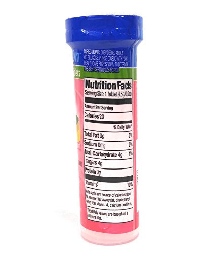 ReliOn Glucose Fruit Punch, 10 Tablets, On-The-Go Tube.