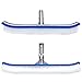 Aluminum-Back Curved Pool Wall Brush Head, 17-inch - Attachment Piece for Standard 1.25