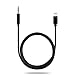 Lightning to 3.5mm Male Aux Audio Cable, Sprtjoy Lightning to Male 3.5mm Auxiliary Audio Stereo Cord for iPhone 7/7 plus to Headphone, Home/Car Stereo (3.3Ft/1M) (Black) - Not Support IOS 10.3